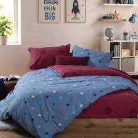 Σετ Παπλωματοθήκη Παιδική Μονή Dots Blue 160x240 / NEF-NEF Kids