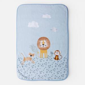 Κουβέρτα Βρεφική Αγκαλιάς Wild Company 75x100 / NEF-NEF Baby