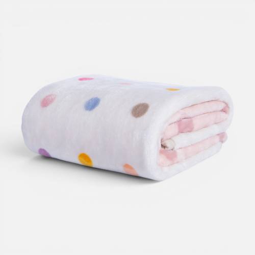 Κουβέρτα Βρεφική Αγκαλιάς Baby Dots Pink 75x100 / NEF-NEF Baby Κουβέρτα Βρεφική Αγκαλιάς Baby Dots Pink 75x100 / NEF-NEF Baby