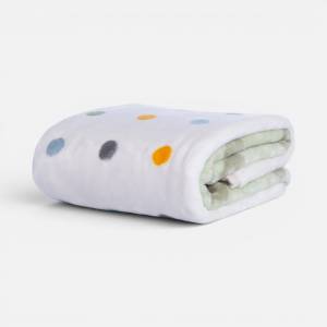 Κουβέρτα Βρεφική Κούνιας Baby Dots Green 100x140 / NEF-NEF Baby