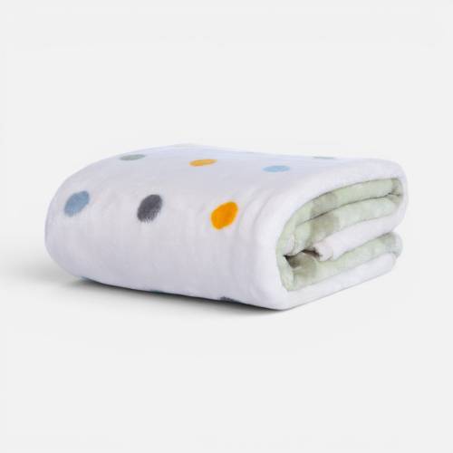 Κουβέρτα Βρεφική Κούνιας Baby Dots Green 100x140 / NEF-NEF Baby