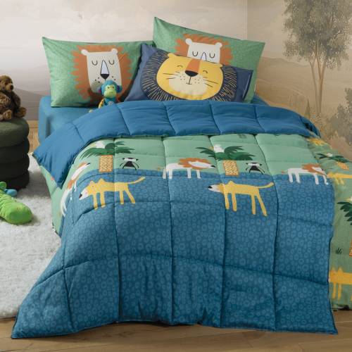 Πάπλωμα Παιδικό Μονό Jungle Mania 160x220 / NEF-NEF Kids Πάπλωμα Παιδικό Μονό Jungle Mania 160x220 / NEF-NEF Kids
