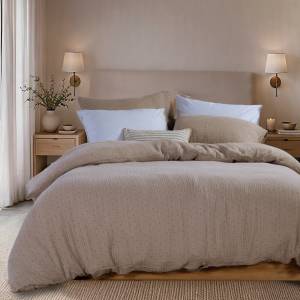 Σετ Παπλωματοθήκη Μονή Dots mocca 160x230 / NEF-NEF