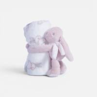 Κουβερτάκι με Κουνελάκι Βρεφικό Αγκαλιάς Fleece Bunny Boo 75x100 / NEF-NEF Baby