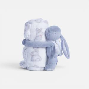 Κουβερτάκι με Κουνελάκι Βρεφικό Αγκαλιάς Fleece Bunny Boo 75x100 / NEF-NEF Baby