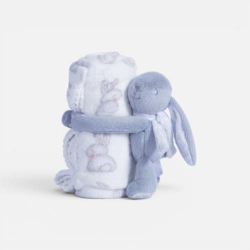 Κουβερτάκι με Κουνελάκι Βρεφικό Αγκαλιάς Fleece Bunny Boo 75x100 / NEF-NEF Baby Κουβερτάκι με Κουνελάκι Βρεφικό Αγκαλιάς Fleece Bunny Boo 75x100 / NEF-NEF Baby