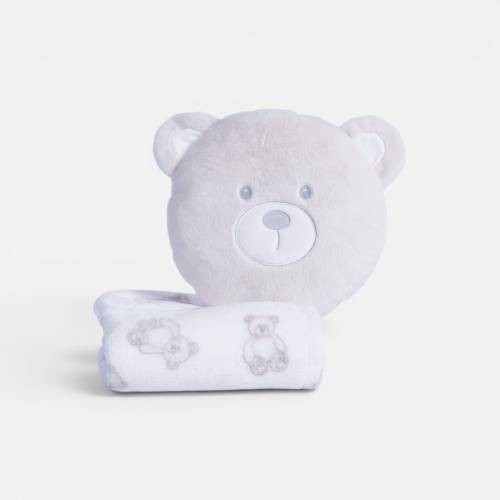Κουβερτάκι με Μαξιλάρι Βρεφικό Fleece Honey Bear 75x100 / NEF-NEF Baby Κουβερτάκι με Μαξιλάρι Βρεφικό Fleece Honey Bear 75x100 / NEF-NEF Baby