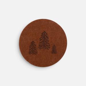 Χριστουγεννιάτικο Σουβέρ Spar 4 Τμχ Brown / NEF NEF Christmas