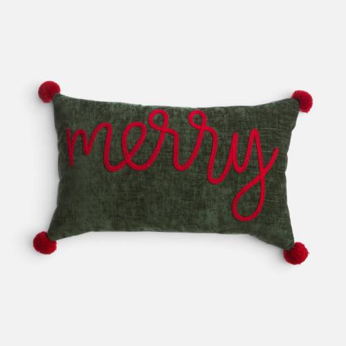 Χριστουγγενιάτικο Διακοσμητικό Μαξιλάρι Merry 30x50 / NEF NEF Christmas